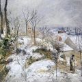 Камиль Писсарро - Кроличий садок в Понтуазе, снег